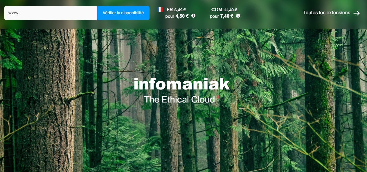 Infomaniak, L’hébergeur web qui respecte l’environnement